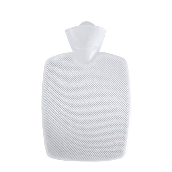 Wärmflasche Klassik Halblamelle 1,8 l "Hugo" weiß 1 St