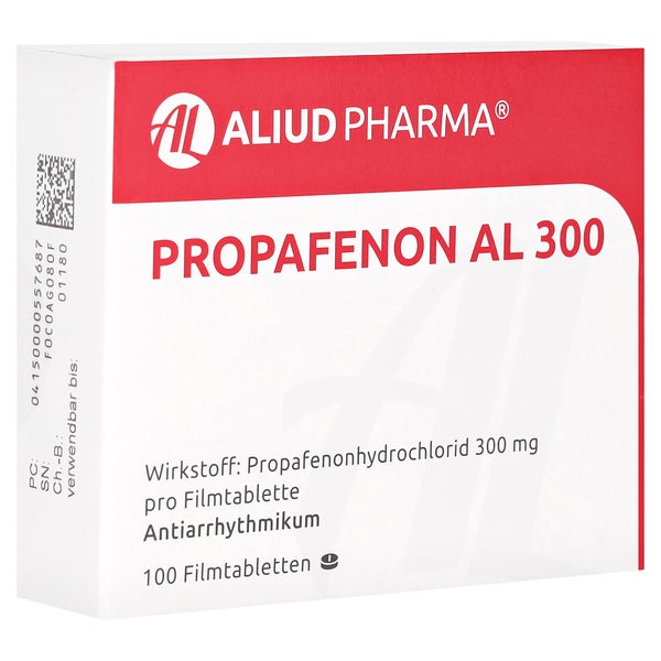 Propafenon AL 300 Filmtabletten 100 St