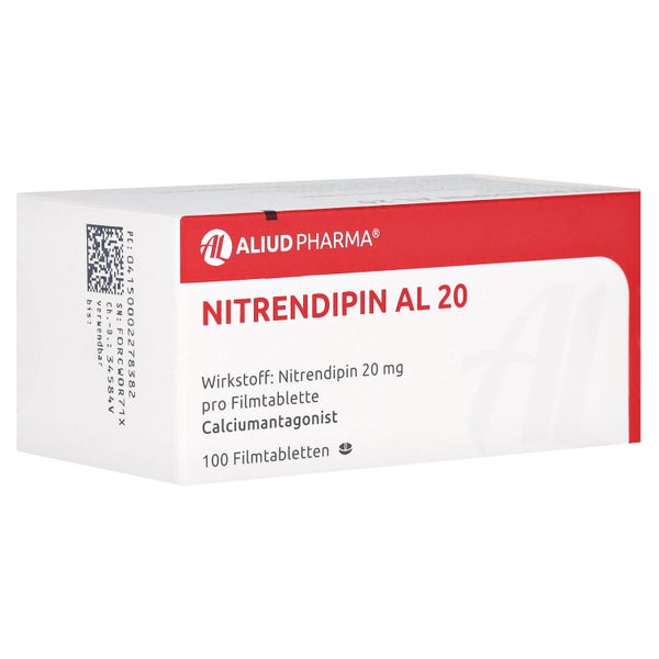 Nitrendipin AL 20 Filmtabletten 100 St