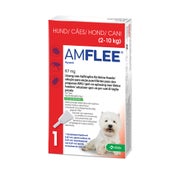 Produktabbildung: Amflee 67 mg Spot-on Lsg.f.kleine Hunde 2-10kg 3 St
