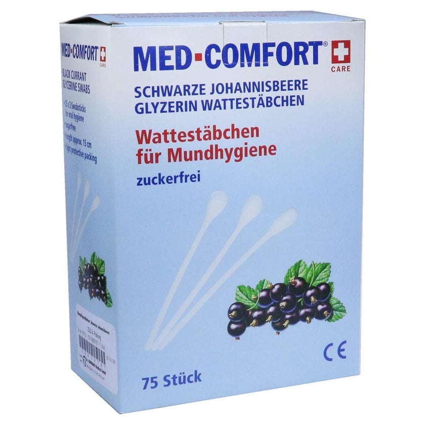 Mundpflegestäbchen Schwarze Johannisbeer 25X3 St