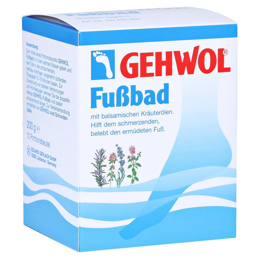 Gehwol Fußbad Portionsbeutel 10X20 g