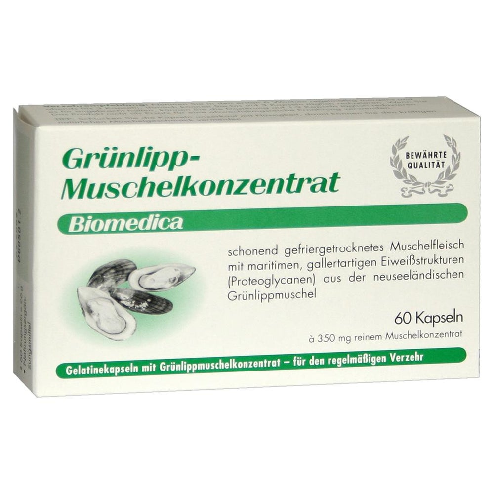 Grünlippmuschel Konzentrat Kapseln 60 St