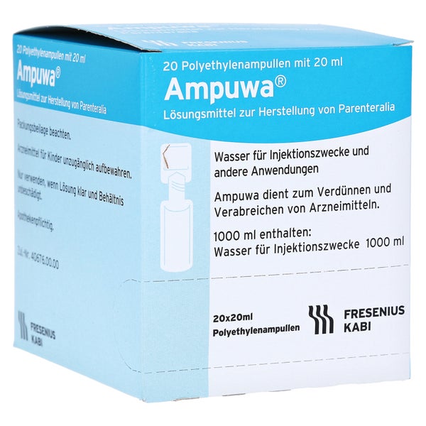 Ampuwa Plastikampullen Injektions-/infus 20X20 ml