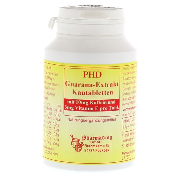 Guarana Extrakt Kautabletten 120 St