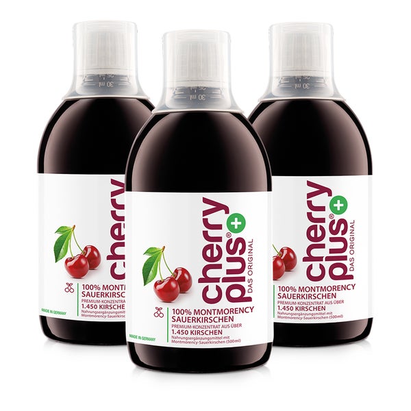 Original Montmorency Sauerkirsch Konzentrat – Cherry PLUS® 3X500 ml