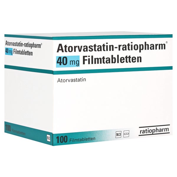 ATORVASTATIN-ratiopharm 40 mg Filmtabletten 100 St