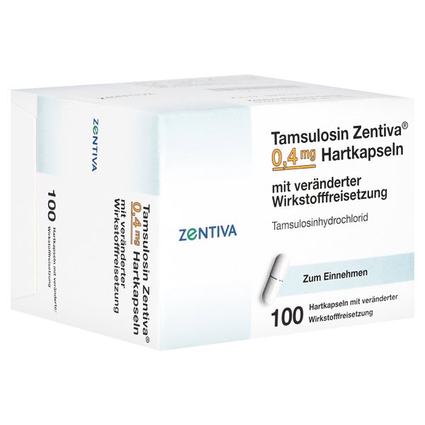 TAMSULOSIN Zentiva 0,4 mg Hartk.verä.Wst.-Frs. 100 St