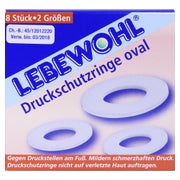 Produktabbildung: Lebewohl Druckschutzringe oval 8 St