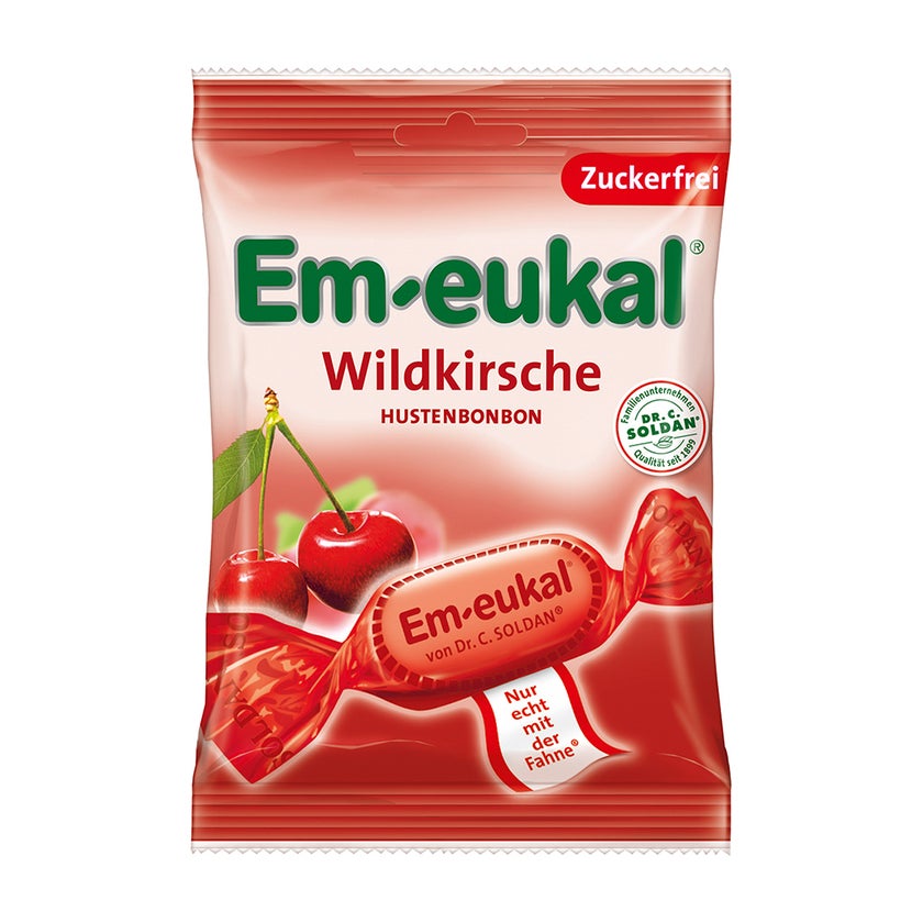 EM Eukal Bonbons Wildkirsche zuckerfrei 75 g