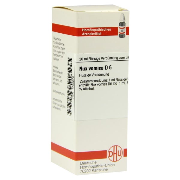 NUX Vomica D 6 Dilution 20 ml