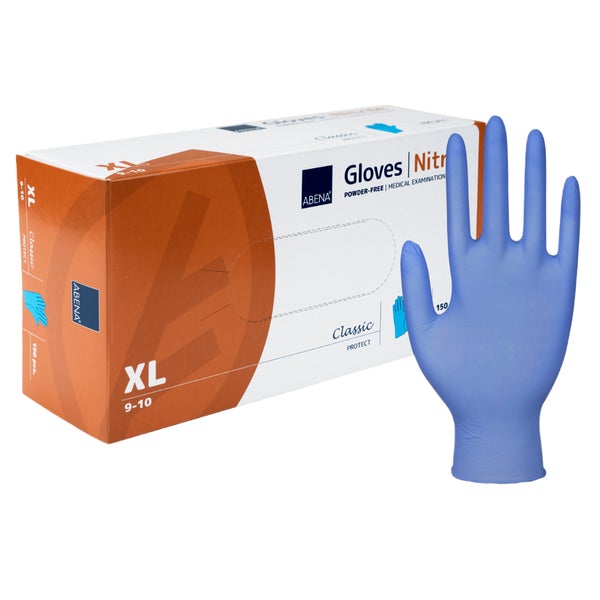 Abena Classic Nitril Unt.Hands.unste.pf 150 St