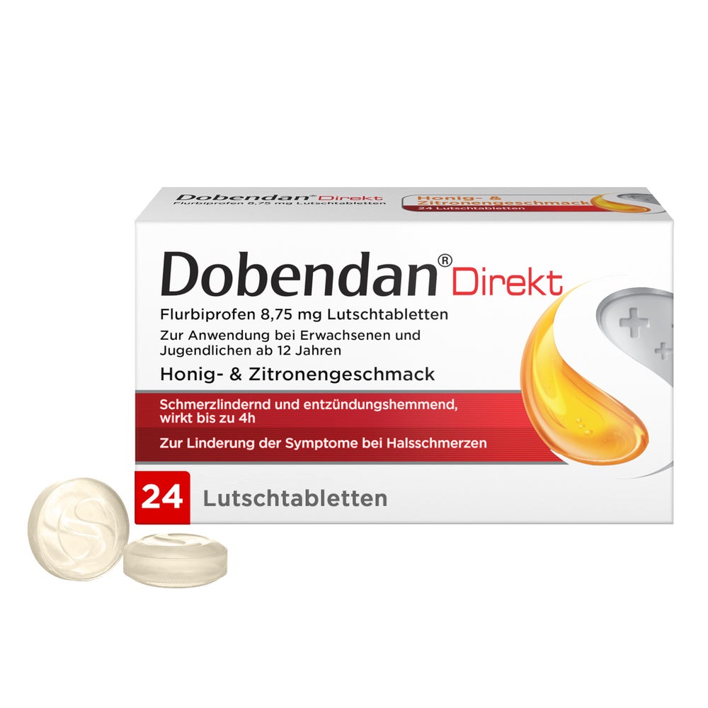Dobendan Direkt Flurbiprofen 24 Lutschtabletten
