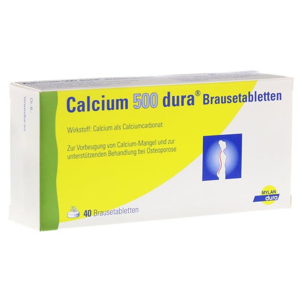 Calcium 500 dura Brausetabletten 40 St