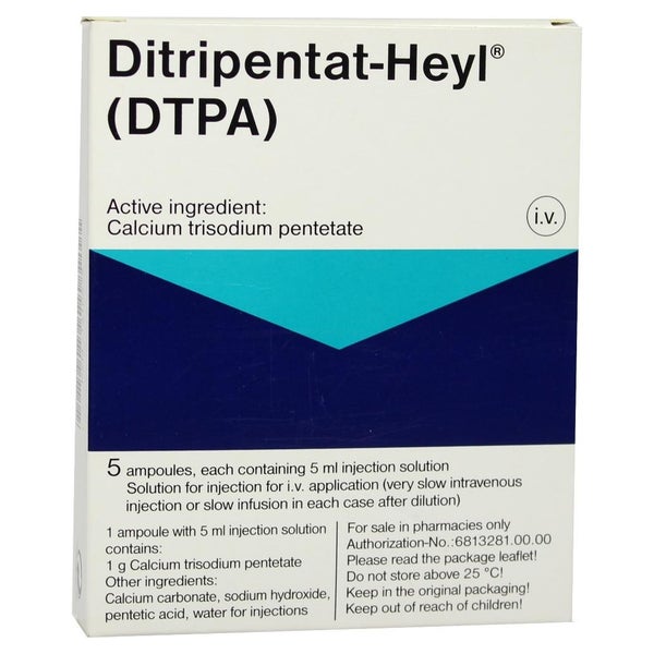 Ditripentat-heyl Injektionslösung Ampull 5X5 ml