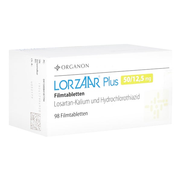 Lorzaar plus 50/12,5 mg Filmtabletten 98 St