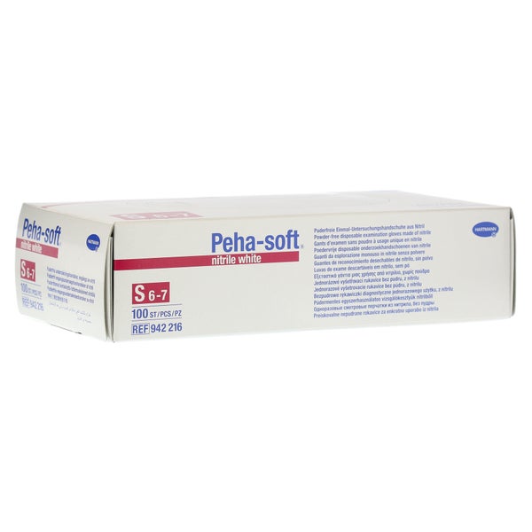Peha-soft Nitrile White Unt.Hands.unster 100 St