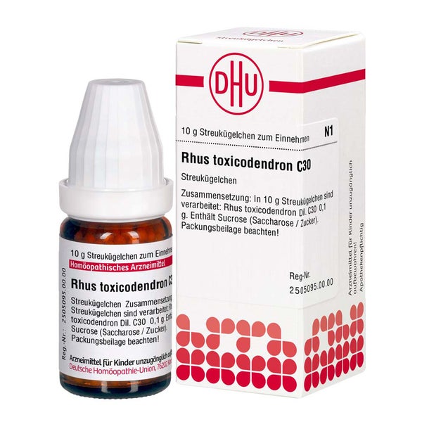 Rhus toxicodendron C 30 Globuli 10 g