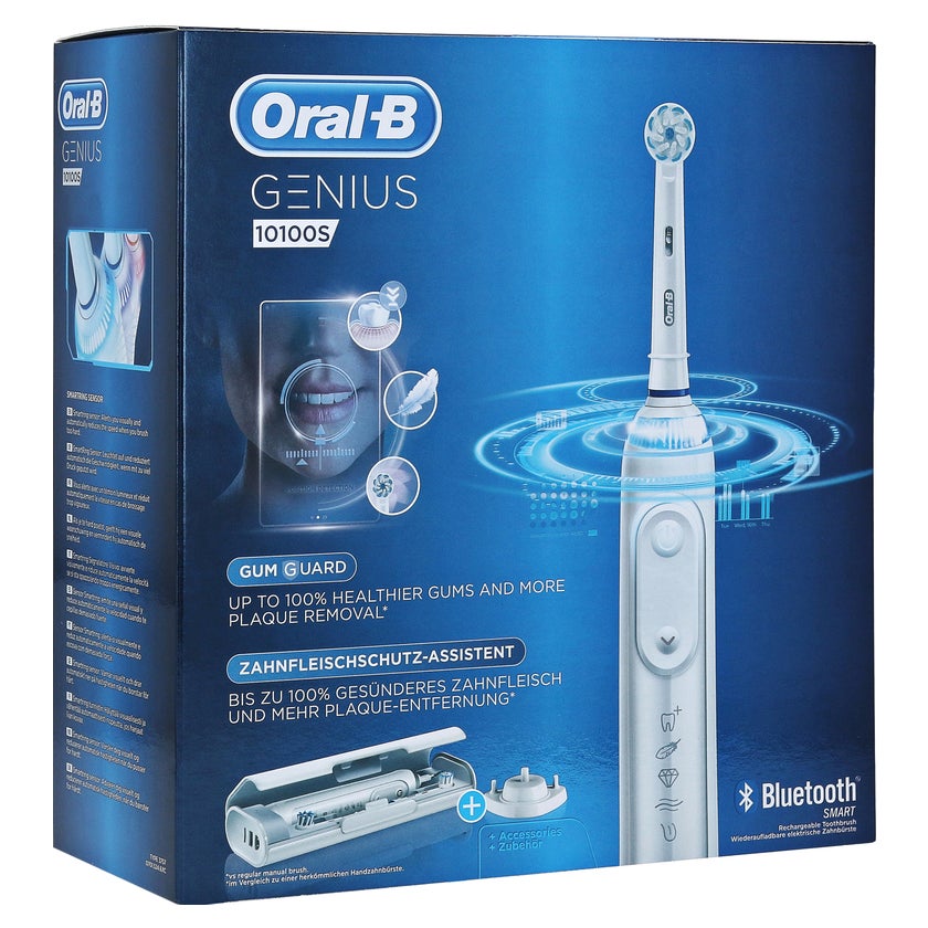 ORAL B Genius 10100S white elektr.Zahnbü 1 St
