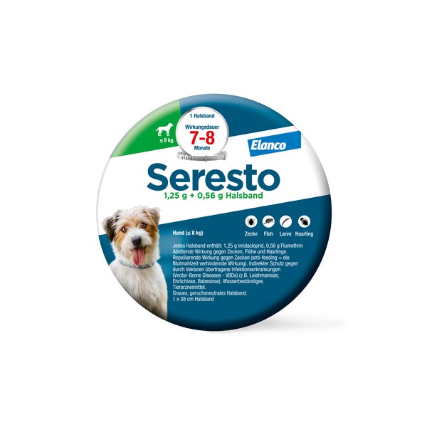 Seresto Halsband Hund < 8kg 1 St