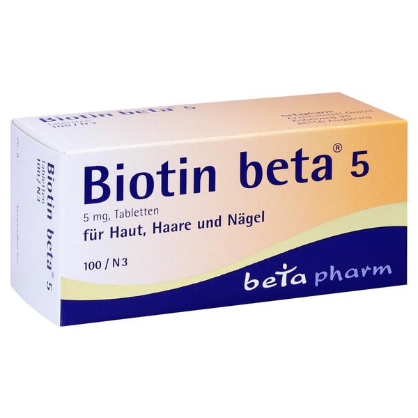 Biotin BETA 5 Tabletten 100 St