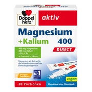 Doppelherz aktiv Magnesium + Kalium 400 Direct 20 St