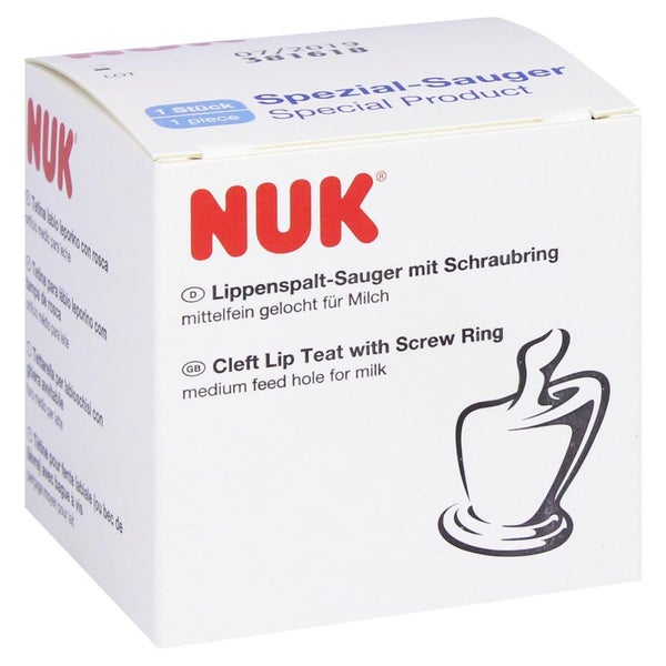 NUK Lippenspaltsauger in Würfelkart.+Sch 1 St