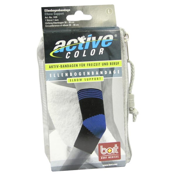 BORT Activecolor Ellenbogenbandage L sch 1 St
