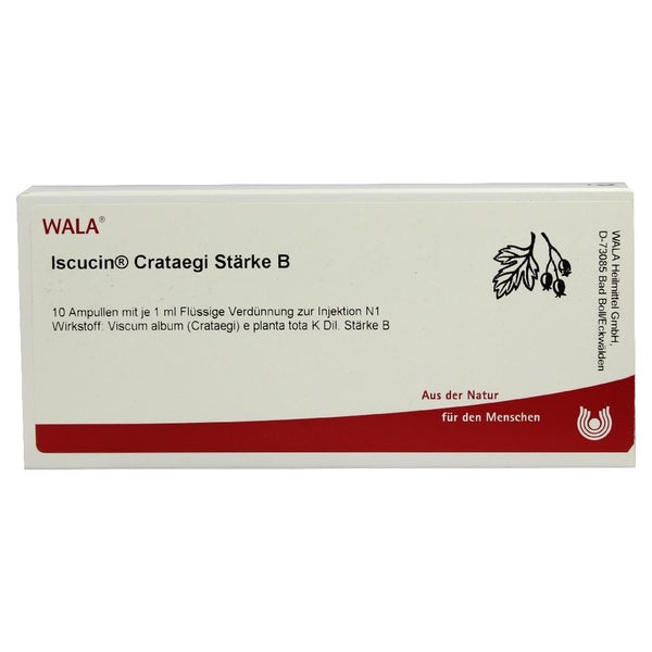Iscucin Crataegi Stärke B Ampullen 10X1 ml