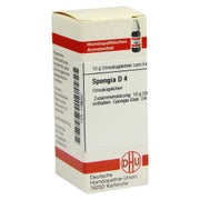 Produktabbildung: Spongia D 4 Globuli 10 g