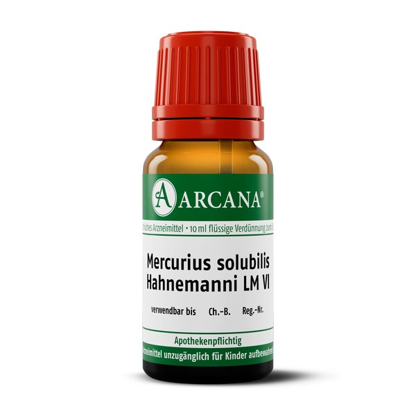 Mercurius Solubilis Hahnemanni LM 6 Dilu 10 ml