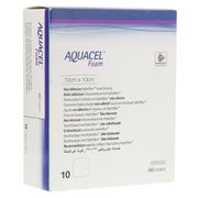 Aquacel Foam Nicht adhäsiv 10x10 cm Verb 10 St