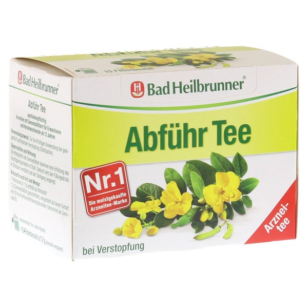 BAD Heilbrunner Abführ Tee Filterbeutel 15X1,7 g