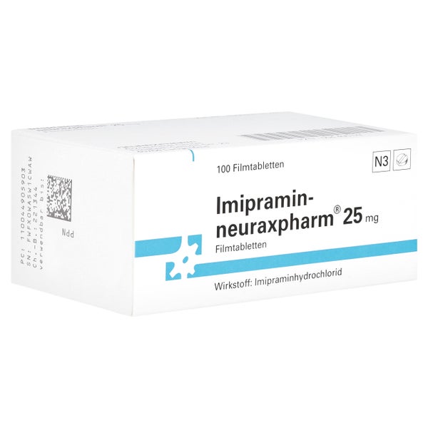 IMIPRAMIN-neuraxpharm 25 mg Filmtabletten 100 St