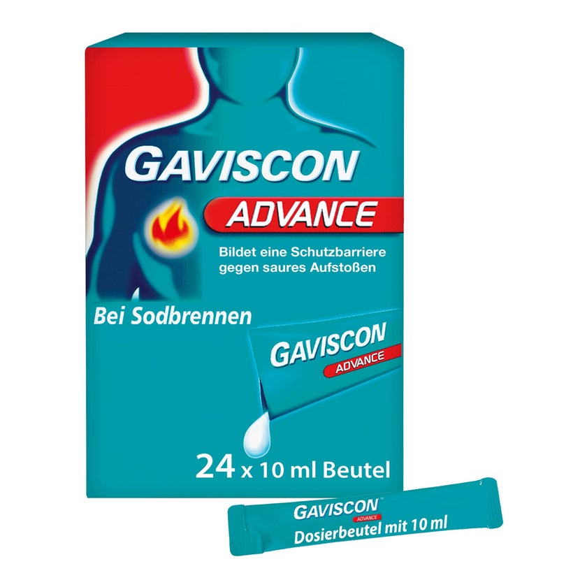 GAVISCON Advance Pfefferminz Suspension 24X10 ml