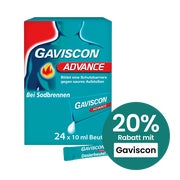 GAVISCON Advance Pfefferminz Suspension 24X10 ml