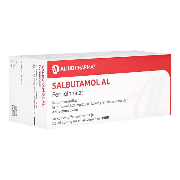 SALBUTAMOL AL Fertiginhalat Ampullen Lsg.f.Verneb. 50X2,5 ml