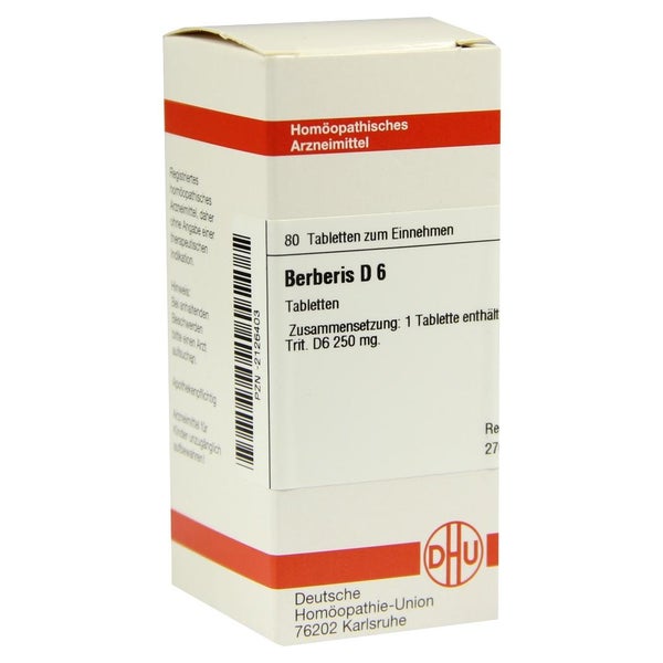 Berberis D 6 Tabletten 80 St