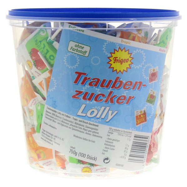 Traubenzucker Lolly 3fach 1 St