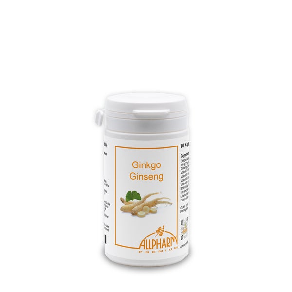 Ginkgo+ginseng Premium Kapseln 60 St