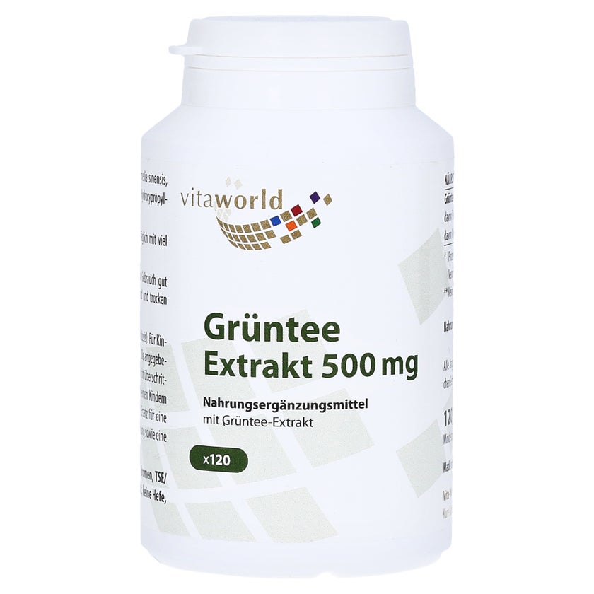 Grüntee Extrakt 500 mg Kapseln 120 St