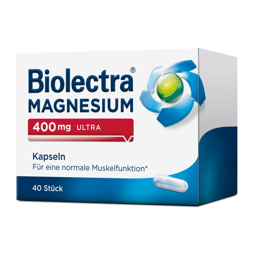 Biolectra MAGNESIUM 400 mg ultra Kapseln 40 St
