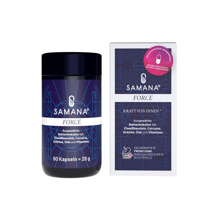 SAMANA FORCE - 10in1 Kapseln mit Bakterienkultur 60 St