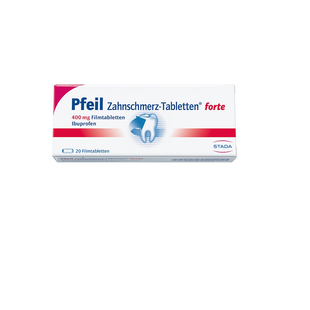 Pfeil Zahnschmerz Filmtabletten forte 20 St