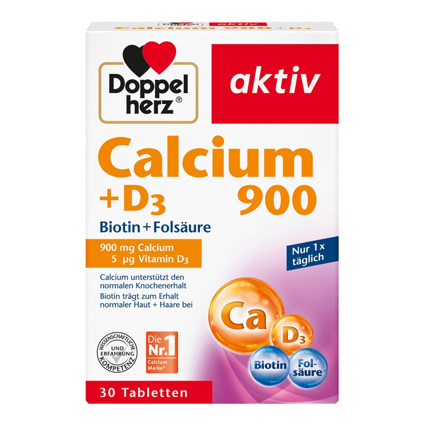 Doppelherz Calcium 900 + D3 30 St