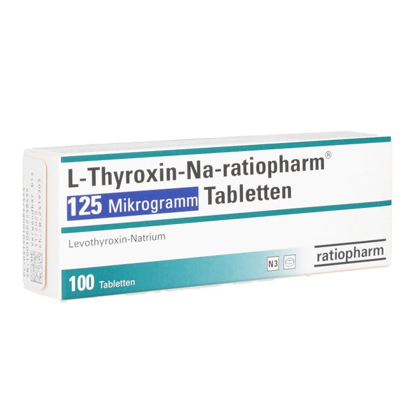 L-THYROXIN-Na-ratiopharm 125 Mikrogramm Tabletten 100 St
