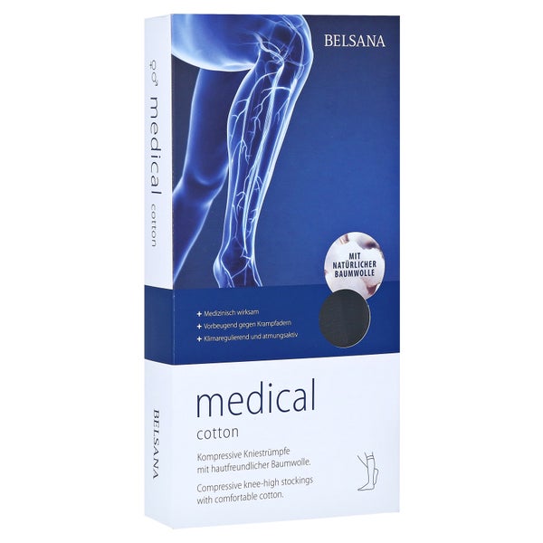 Belsana med Cotton AD Gr.L Gr.39-41 schw 2 St
