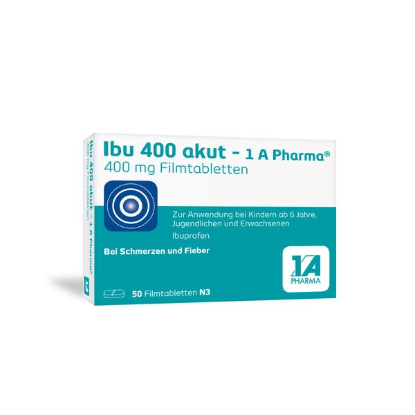 Ibu 400 akut - 1 A Pharma 50 St