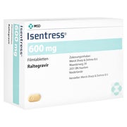 Isentress 600 mg Filmtabletten 180 St