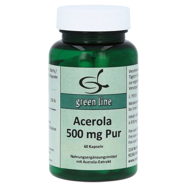 Acerola 500 mg pur Kapseln 60 St